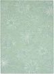 KAS Rugs Serenity Turquoise Burst 5'x7' Area Rug-0