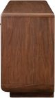 Four Hands Vincent Dark Brown Walnut Veneer Media Console with Record Storage-4