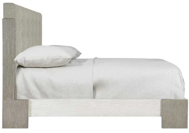 Bernhardt Foundations Gray/Light Shale Queen Upholstered Panel Bed-3