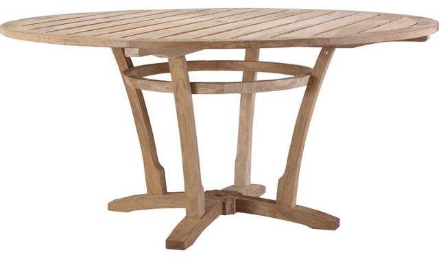 Lane Venture® Edgewood Natural 63" Round Dining Table-0