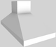 Vent-A-Hood® 66" White Euro-Style Island Range Hood-4
