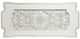 ACME Furniture Vanaheim Glass Top Dining Table with Antique White Base-3