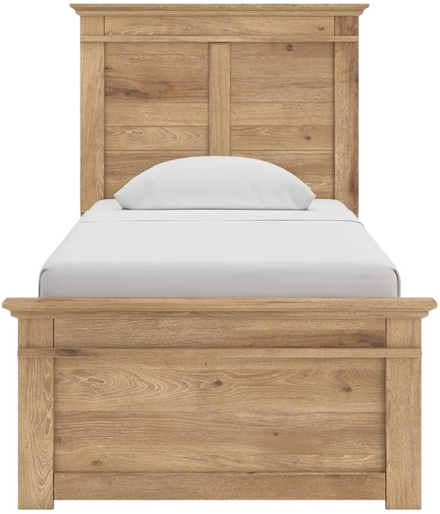 Signature Design by Ashley® Makidern Tan Twin Panel Bed-2