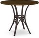 Amisco Customizable Kai Walnut Veneer Counter Height Table with 42" Tabletop -0