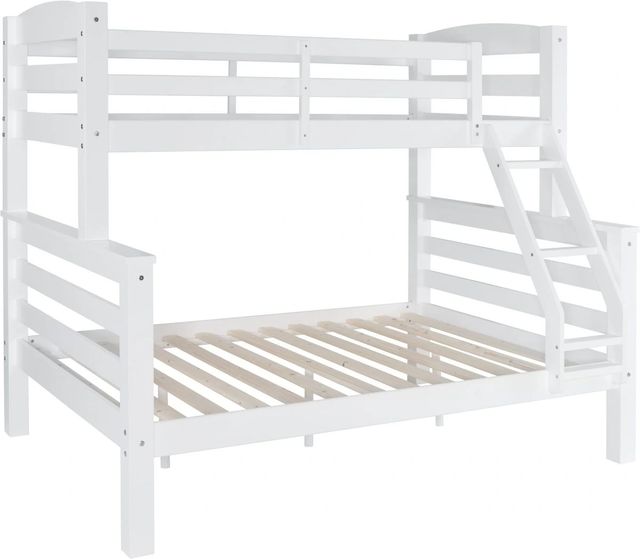 Powell® Porter White Twin/Full Bunk Bed-0