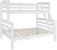 Powell® Porter White Twin/Full Bunk Bed-0
