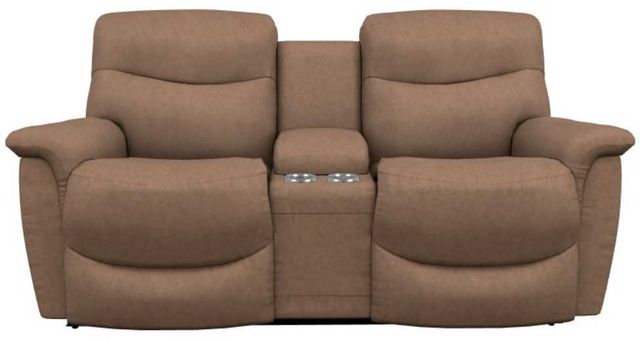 La-Z-Boy® James Tawny Power Reclining Loveseat with Console, Headrest, and Lumbar-1