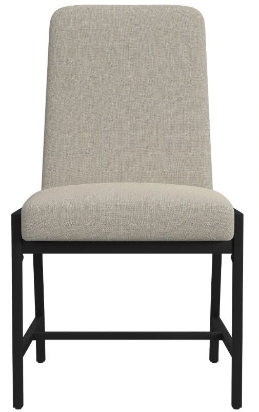 Intercon Newport Beige/Natural Oak Upholstered Side Chair-1