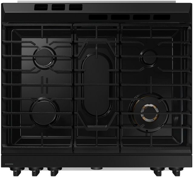 Samsung Bespoke 30" Fingerprint Resistant Stainless Steel Slide-In Dual Fuel Range-4