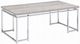 ACME Furniture Chafik Natural Oak Coffee Table with Chrome Base-0