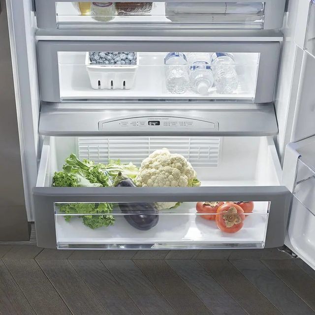 Monogram® 42 in. 24.5 Cu. Ft. Stainless Steel Built In Counter Depth Side-by-Side Refrigerator-7