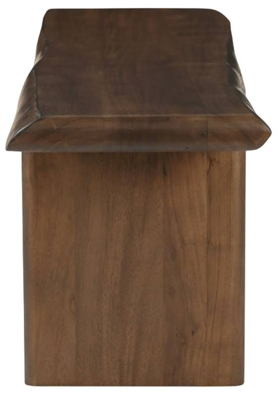 Moe's Home Collection Lila Brown Large Dining Bench-2