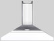 Vent-A-Hood® 48" White Wall Mounted Range Hood-2