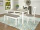 Powell® Jane 6-Piece Taupe/Vanilla White Dining Set-2