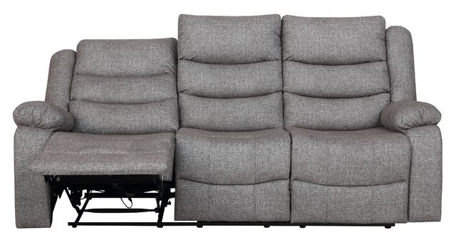 New Classic® Home Furnishings Granada Arcadia Beamer Gray Dual Recliner Sofa-2