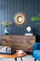 A & B Home Rhys Gold Sunburst Wall Mirror-5