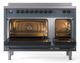 Ilve® Nostalgie II Series 48" Blue Grey Pro Style Induction Range-1