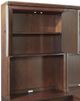 aspenhome® Richmond Brown Burgundy Desk Hutch with Doors-1