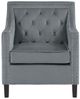 Mazin Furniture Grazioso Dark Gray Accent Chair-0