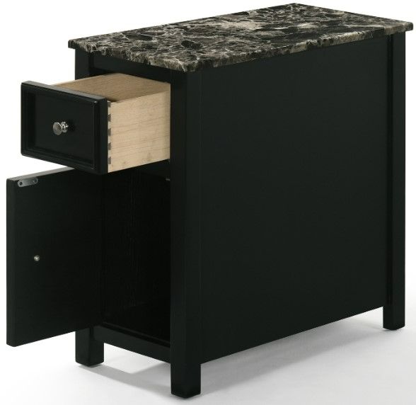 New Classic® Home Furnishings Samson Black End Table-4
