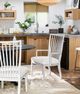 Universal Explore Home™ Modern Farmhouse Bowen Dove Wing/Picket Fence Arm Chair-1