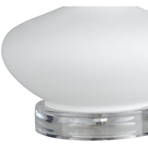 Surya Kendrick White Frosted Table Lamp-1