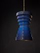 Currey & Company Graduation Blue/Contemporary Gold Leaf/New Gold Leaf Large Chandelier-1