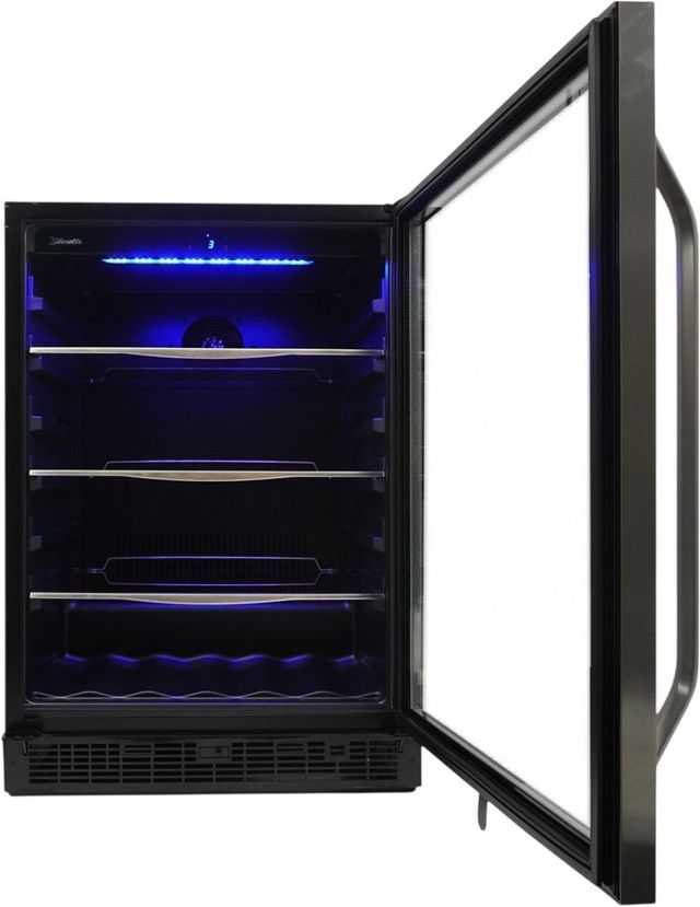 Silhouette® Riccotta 24" 5.7 Cu. Ft. Stainless Steel Built-In Beverage Center-1