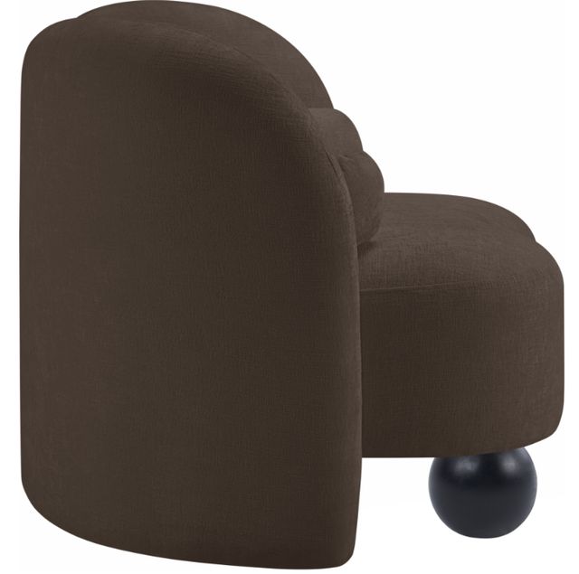 Meridian Furniture Daphne Brown Chenille Fabric Accent Chair-2