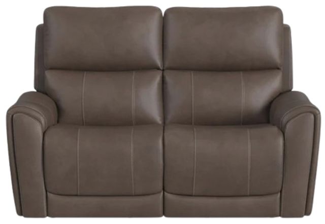 Flexsteel® Carter Cappuccino Power Reclining Loveseat with Power Headrests and Lumbar-2