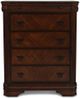 New Classic® Home Furnishings Sheridan 5-Piece Burnished Cherry Queen Bedroom Set with Chest and Nightstand-4