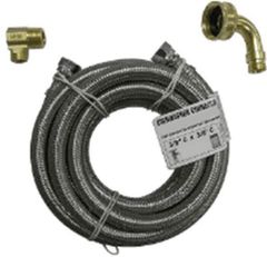 JD Distributors 6′ Stainless Steel Dishwasher Hose