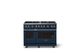 Viking® 5 Series 48" Slate Blue Pro Style Gas (NG) Range with Polished Chrome Trim-3