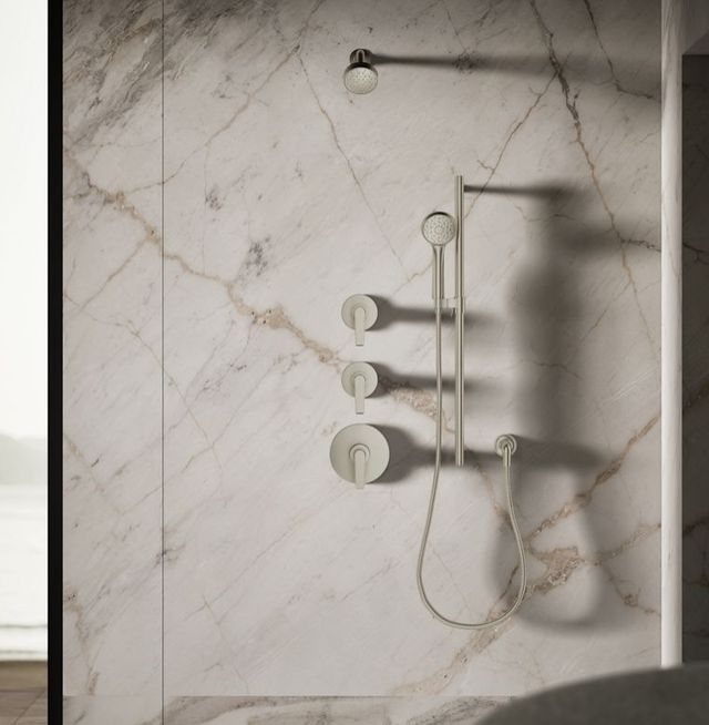 KOHLER® Awaken® G90 Vibrant Brushed Nickel 2.5 GPM Single-Function Showerhead-2