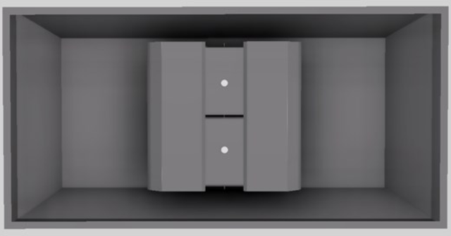 Vent-A-Hood® Designer Series 60" Gunsmoke Island Range Hood-2