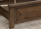 International Furniture Direct Novus Lodge Brown Queen Panel Bed-3