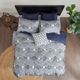 Olliix by INK+IVY Navy King/California King Ellipse Cotton Jacquard Comforter Set-4