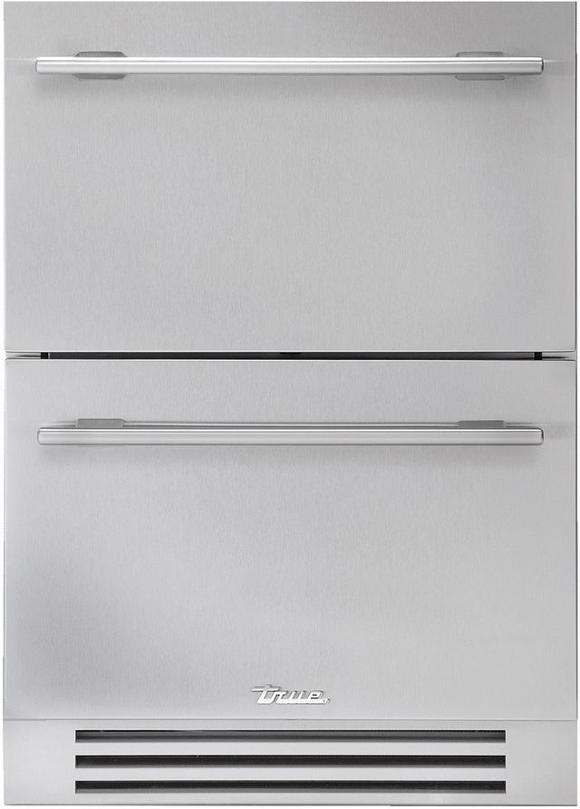 True® 5.4 Cu. Ft. Stainless Steel Refrigerator Drawers-0