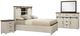 Jofran Inc. Madison County 4-Piece Vintage White King Panel Bedroom Set-0