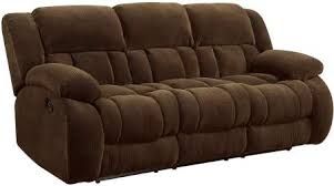 Coaster® Weissman Chocolate Reclining Sofa-0