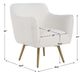 Uttermost® Oasis White Swivel Chair-2