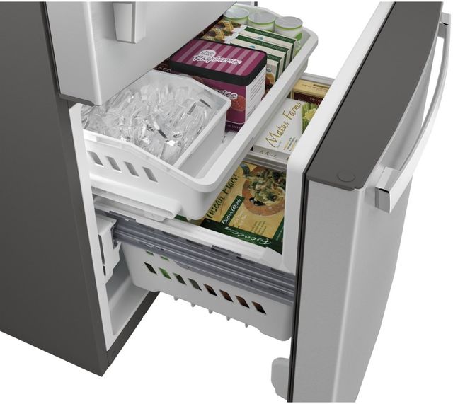 GE® 33 in. 24.8 Cu. Ft. Fingerprint Resistant Stainless Steel Bottom Freezer Refrigerator-9
