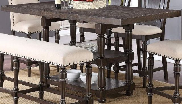 Winners Only® Xcalibur Espresso Dining Table-0