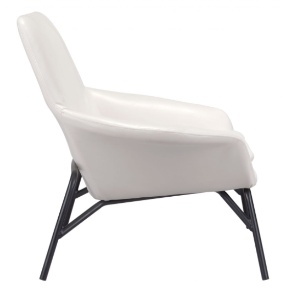 Zuo® Modern Javier White Accent Chair-2