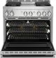 JennAir® NOIR™ 36" Stainless Steel Pro Style Gas Range-1