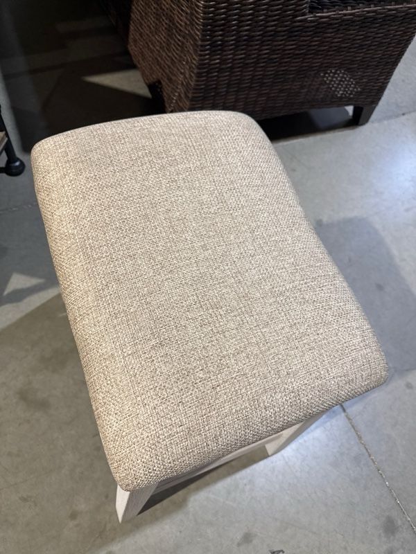 Clearance Signature Design by Ashley® Skempton Light Brown/White 24" Counter Stool-1