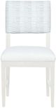 Fairfield® Customizable Entree Dining Silas Side Chair with Linen Legs-1