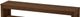 Crate Designs™ Furniture Brindle Wood Top Bench-1