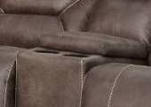 HomeStretch 168 3-Piece Brown Power Reclining Sectional-2