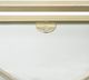 A & B Home 2-Tier Gold Teagan Metal Shelf With Glass -4